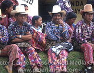 guatemalan men sitting